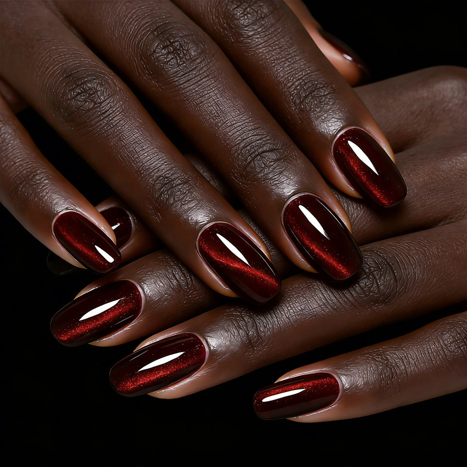 Satin Rouge | Ruby Flame Cat Eye Gel Magnétique 18ml CE308