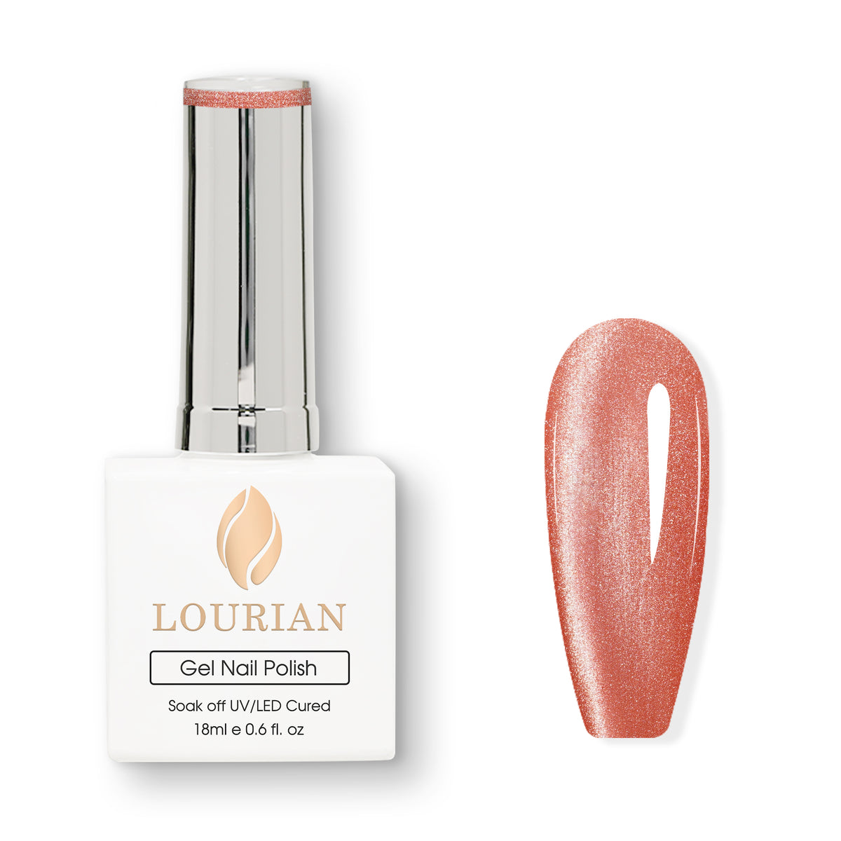 Combo de 6 flacons | 5 Mystic Crystal Cat Eye Gel + Ballet Pink(BASE) 6*18ml JUST！！55€