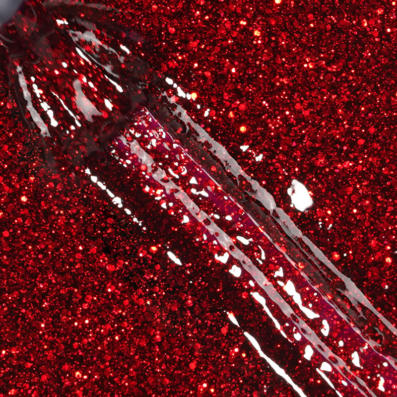 Combo de 6 flacons | 5 Red Glitter Gel + Confetti Night(TOP) 6*18ml JUST！！55€