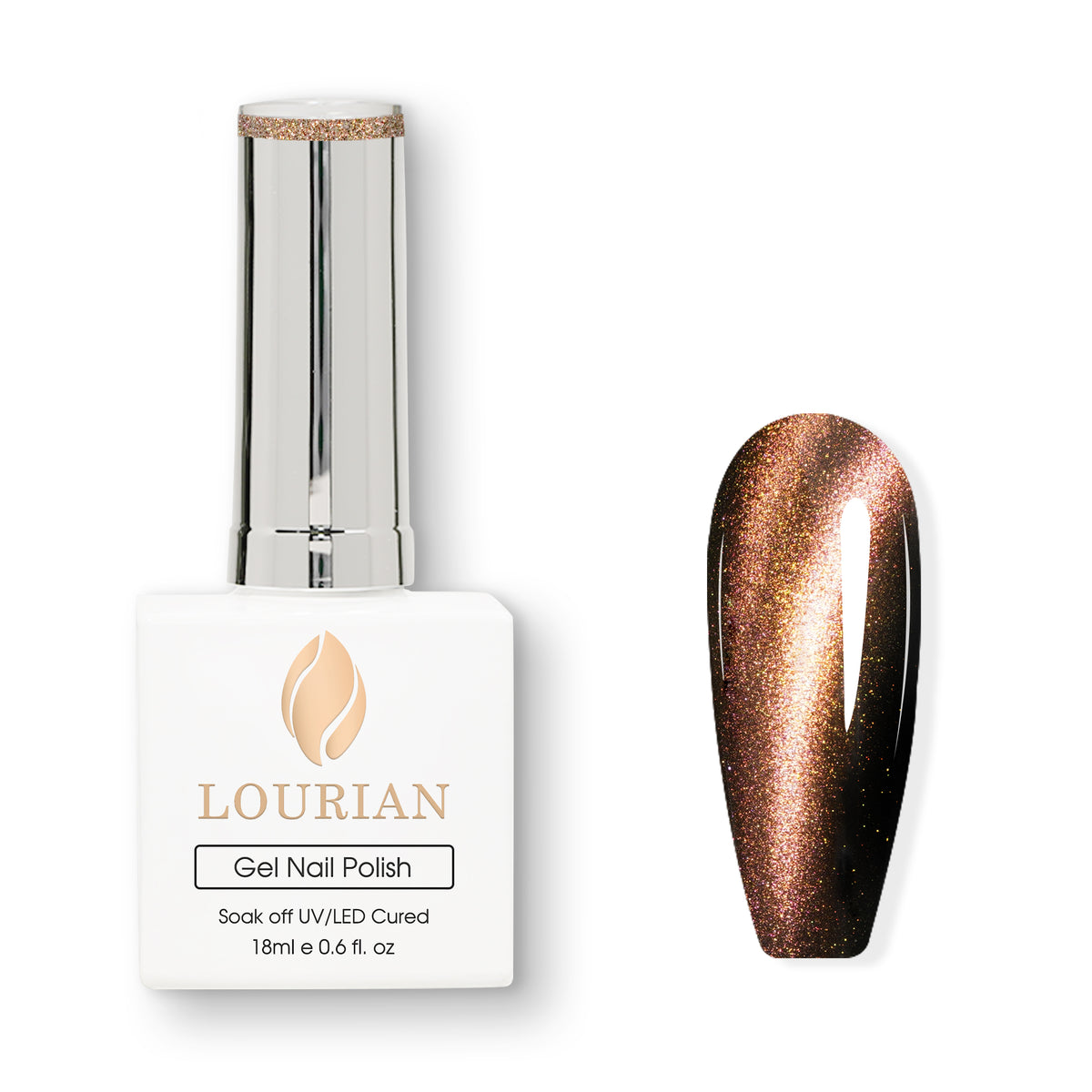 Combo de 6 flacons | 5 5D Cosmic Cat Eye Gel + Rosé Luxe(TOP) 6*18ml JUST！！55€