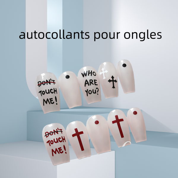 Free Lourian Cadeaux et objets de collection : 3 Autocollants pour ongles