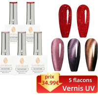 Combo de 5 flacons pratique et économique