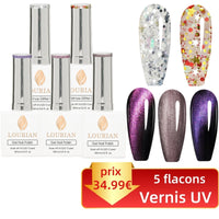 Combo de 5 flacons pratique et économique