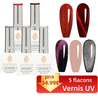 Combo de 5 flacons pratique et économique