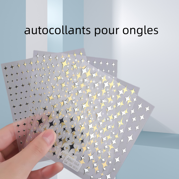Free Lourian Cadeaux et objets de collection : 3 Autocollants pour ongles